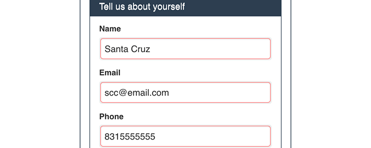 add your info